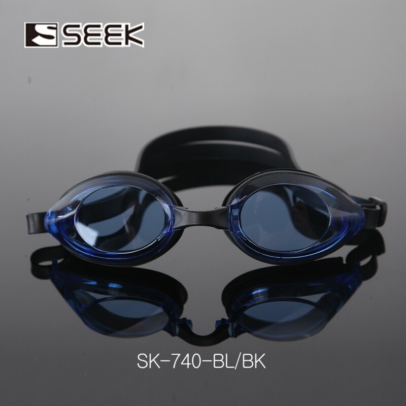 SEEK 보급형 성인용 물안경 SK-740 BL/BK
