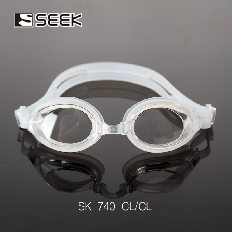 SEEK 보급형 성인용 물안경 SK-740 CL/CL