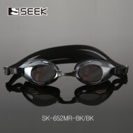 SEEK 고급형 성인용 미러코팅 물안경 SK-652 BK/BK
