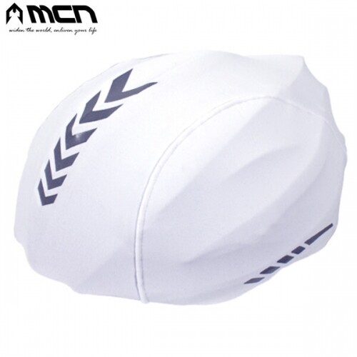 MCN 자전거 헬멧커버 화이트 방풍 방수커버
