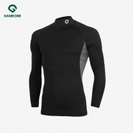 [1+1]게임원 하프넥 언더셔츠 블랙(4계절용)