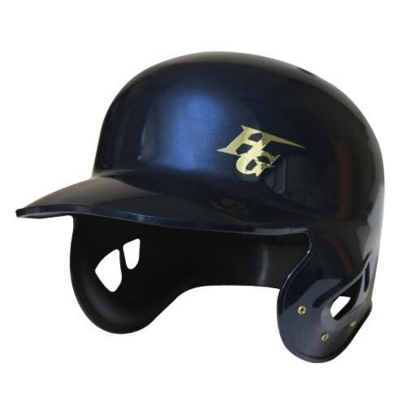 [HI GOLD] 하이골드 HL235UBPBH031 베이스볼 우타자 양귀 유광 헬멧 (네이비)