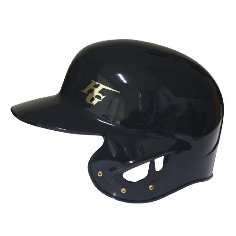 [HI GOLD] 하이골드 HL235UBPBH027 베이스볼 우타자 외귀 유광 헬멧 (그레이)