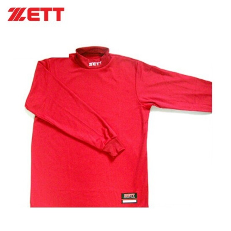 [ZETT] 긴팔 폴라언더셔츠 BPRK-505 (빨강)