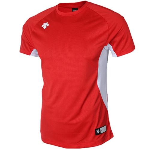 [데상트 베이스볼] S5221ZTS01 RED0 하계셔츠 (빨강)